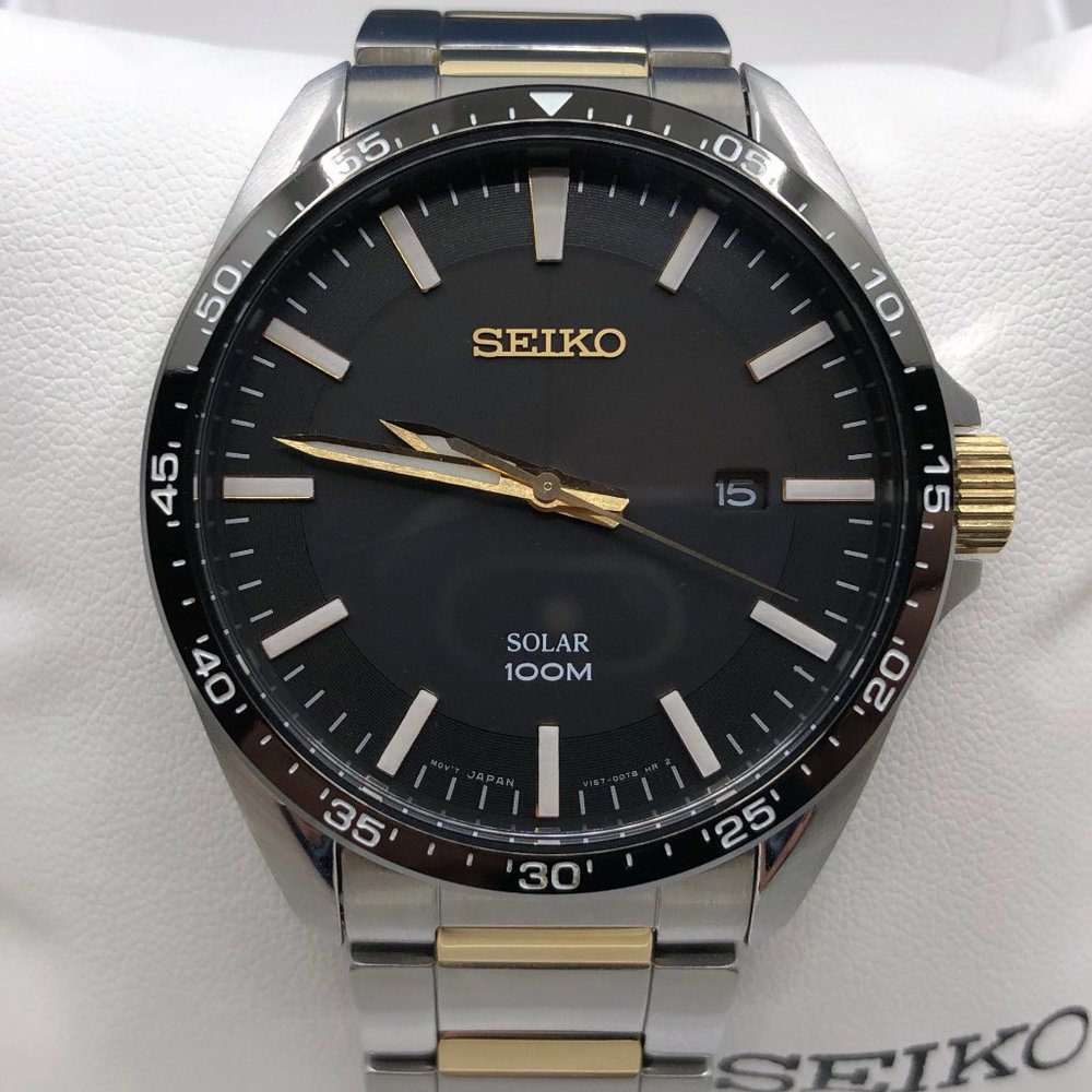 Unworn Seiko Essentials Solar Men's Watch SNE485